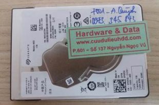 7001 ổ cứng Western 1TB bị lỗi đầu từ