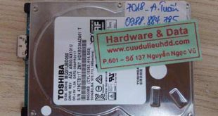 7018 ổ di động Toshiba 500GB hỏng đầu từ