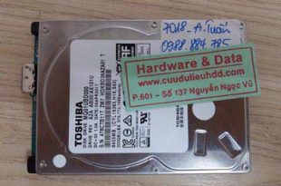 7018 ổ di động Toshiba 500GB hỏng đầu từ