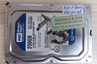 7027 HDD Western 250GB bị hỏng đầu từ