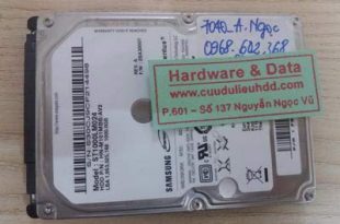 7040 HDD laptop Samsung 1TB bị bad sector