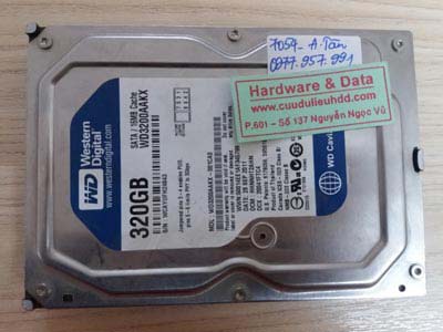7054 ổ cứng Western 320GB đĩa kém