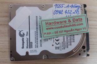 7055 HDD laptop Seagate 500GB bị chết cơ