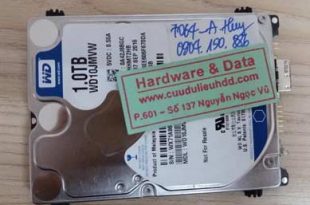 7064 ổ cứng Western 1TB bị hỏng đầu từ