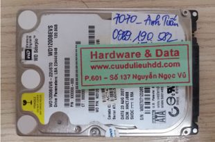 7070 HDD Western 120GB chết cơ