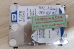 7082 ổ cứng Western 1TB hỏng đầu từ