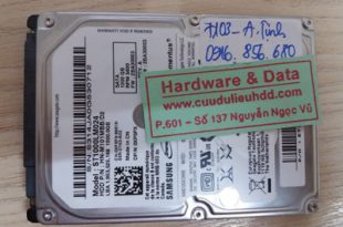 7103 ổ cứng seagate 1TB hỏng đầu từ