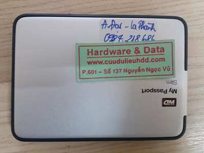 11-1 Western 1TB mất dữ liệu