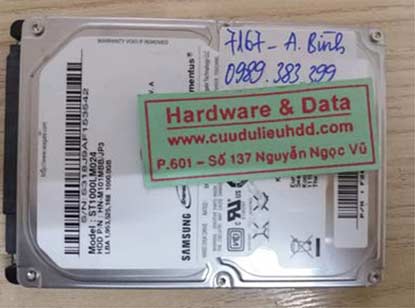 7167 ổ cứng Seagate 1TB bị hỏng cơ