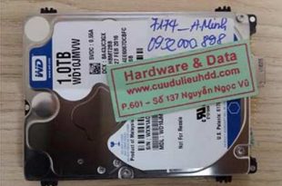 7174 western 1TB hỏng 1/4 đầu từ