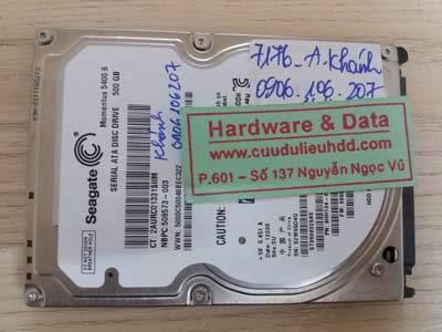 7176 Seagate 500GB cơ kêu lọc lọc