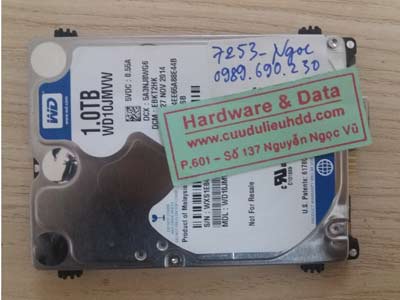 7253 western 1TB bị lỗi đầu từ