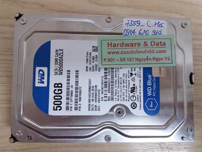 7359 western 500GB lỗi đầu từ