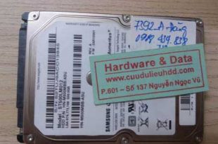 7392 Samsung 500GB lỗi đầu từ