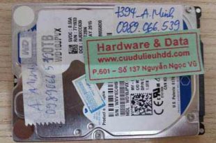 7394 Western 1TB hỏng cơ