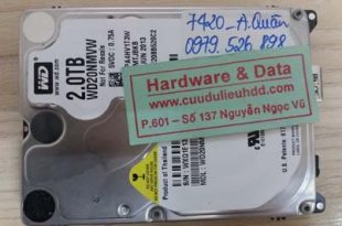 7420 Western 2TB đầu từ lỗi