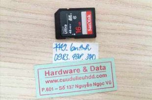 7449 thẻ nhớ sandisk 16GB bị format