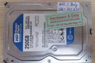 7477 Western 250GB hỏng đầu từ