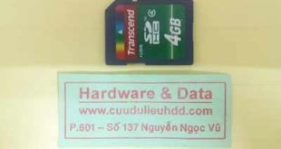 Phục hồi dữ liệu Transcend 4GB